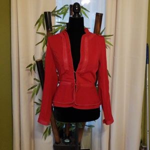 Esley red jacket